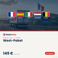 PACKLOTSE West-Paket — 5 Länder als PDF (Bild KI-generiert)