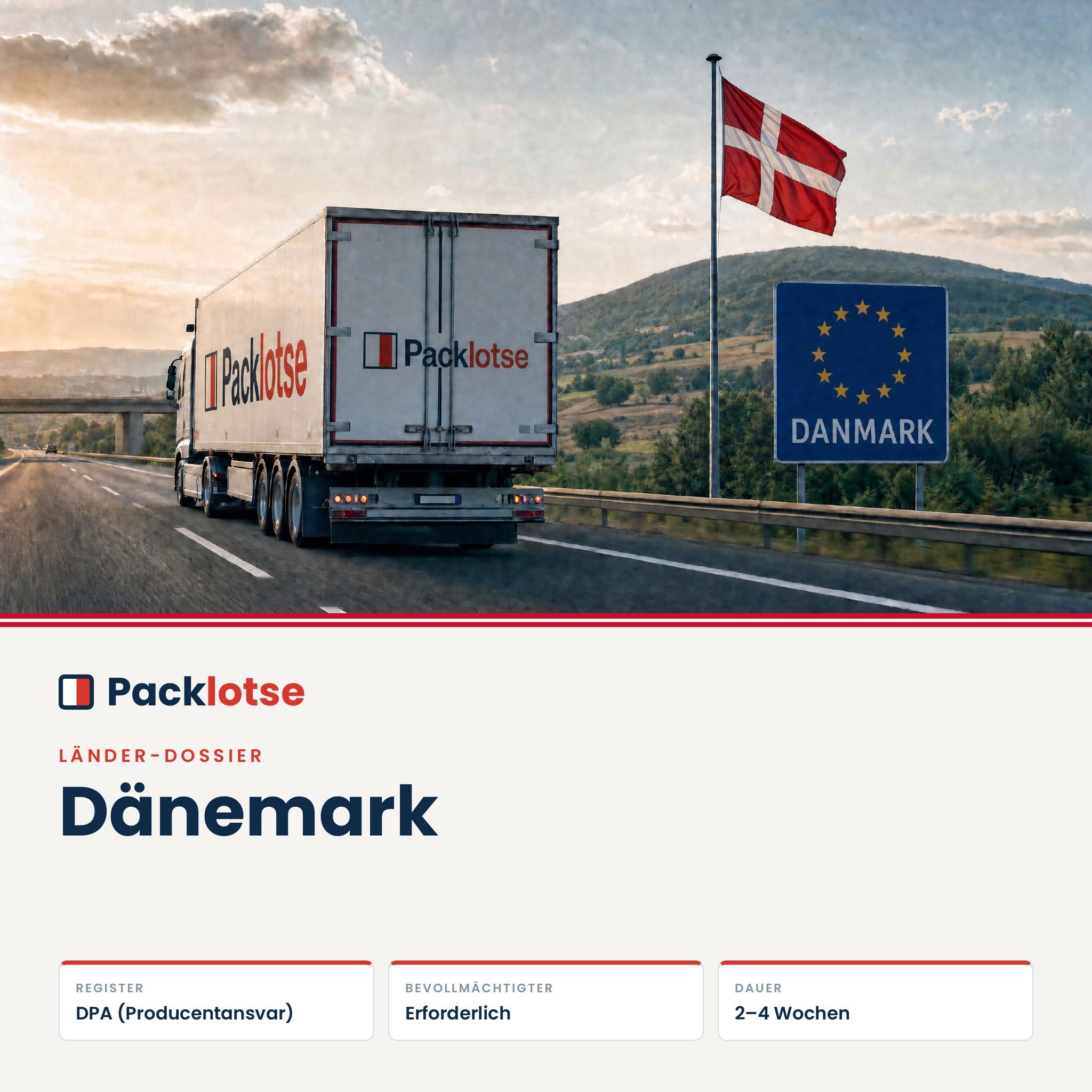 PACKLOTSE Länder-Dossier Dänemark — EPR-Verpackungsregistrierung