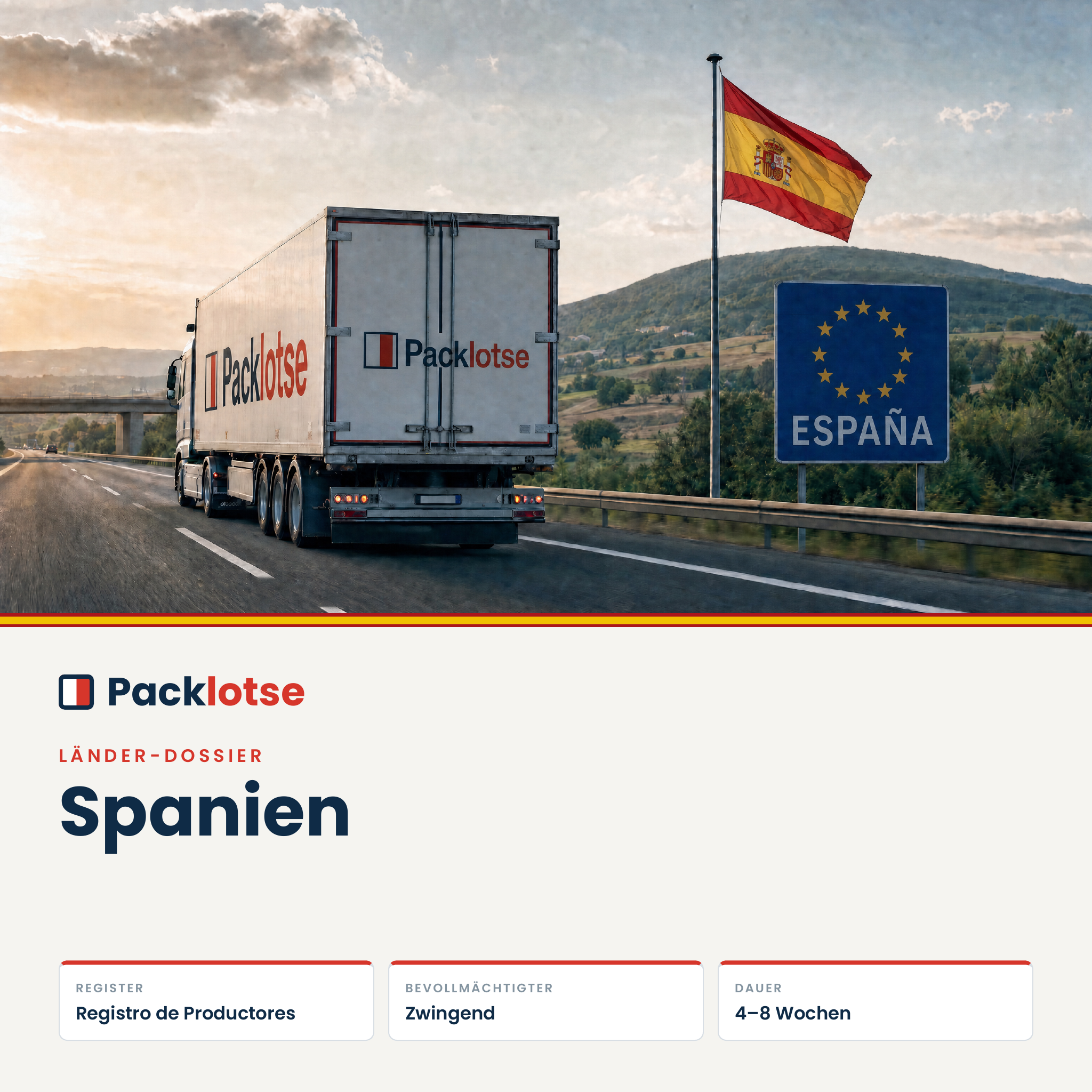 PACKLOTSE Länder-Dossier Spanien — EPR-Verpackungsregistrierung