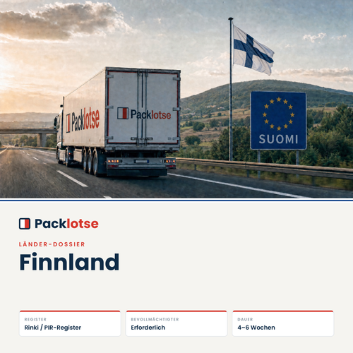 PACKLOTSE Länder-Dossier Finnland — EPR-Verpackungsregistrierung