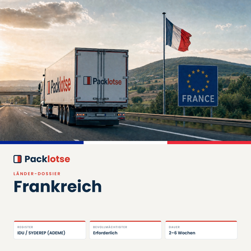 PACKLOTSE Länder-Dossier Frankreich — EPR-Verpackungsregistrierung