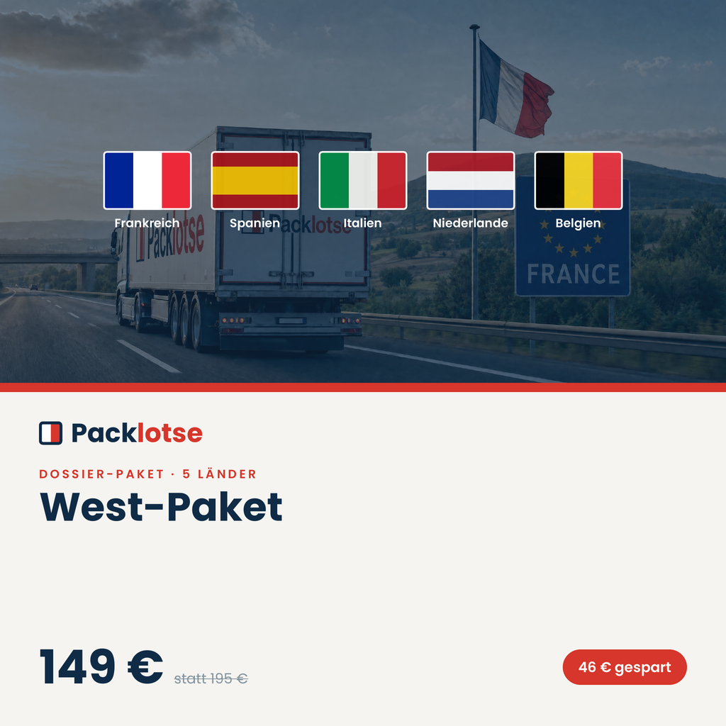 PACKLOTSE PACKLOTSE West-Paket — 5 Länder als PDF