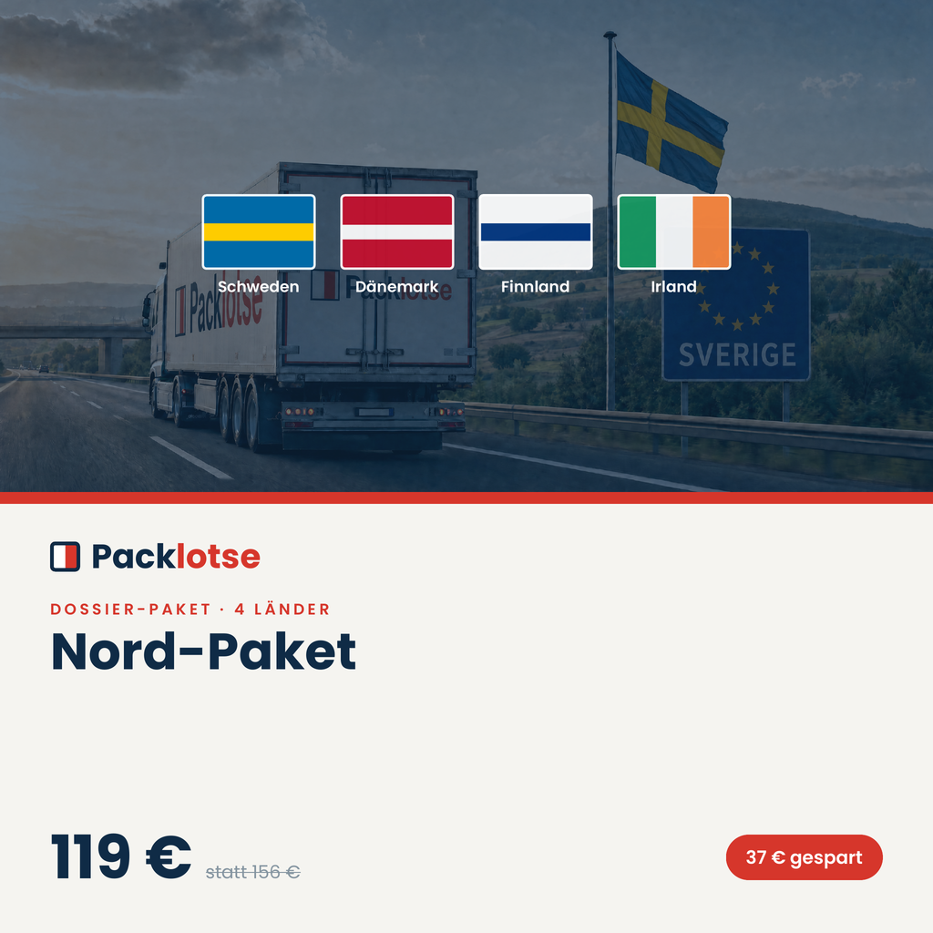 PACKLOTSE PACKLOTSE Nord-Paket — 4 Länder als PDF
